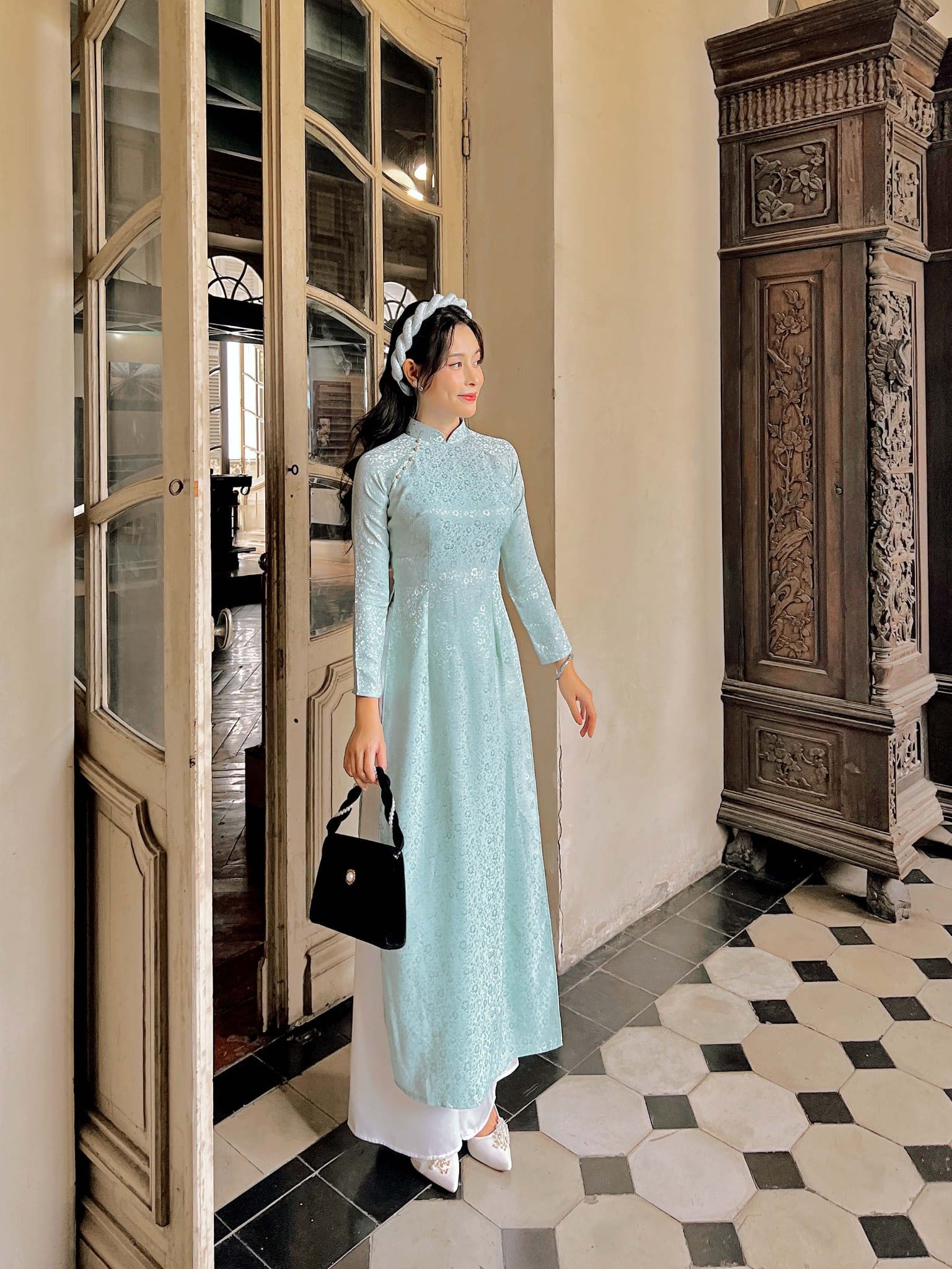 Áo dài Truyền thống Mai Cảnh